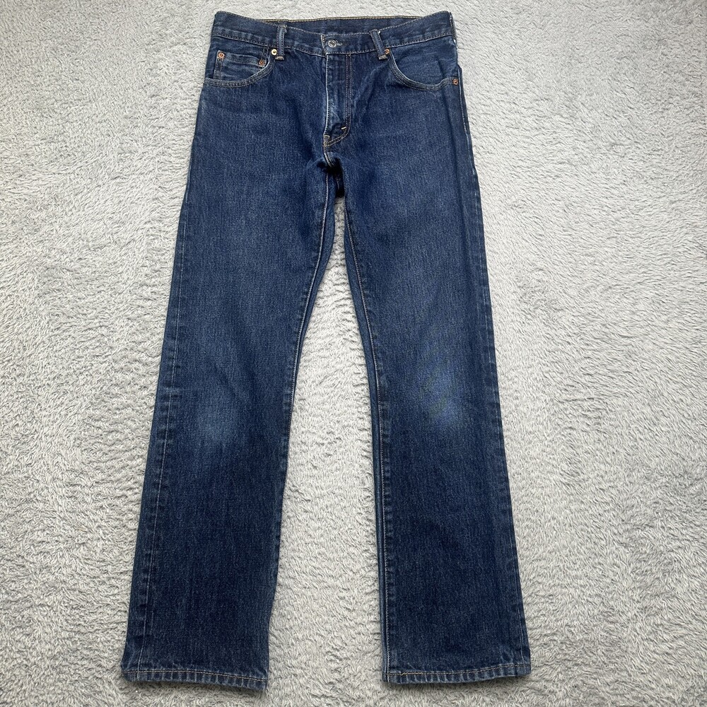 Levis 517 Jeans Mens 30x32 Dark Blue Bootcut Five Pocket 100% Cotton
